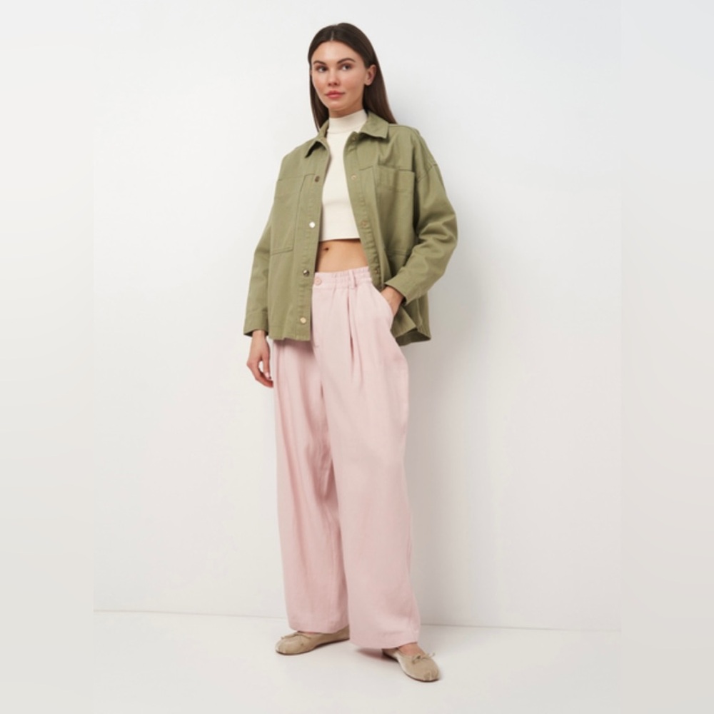 Zara Linen Pants
Color: Light Pink * Size: L